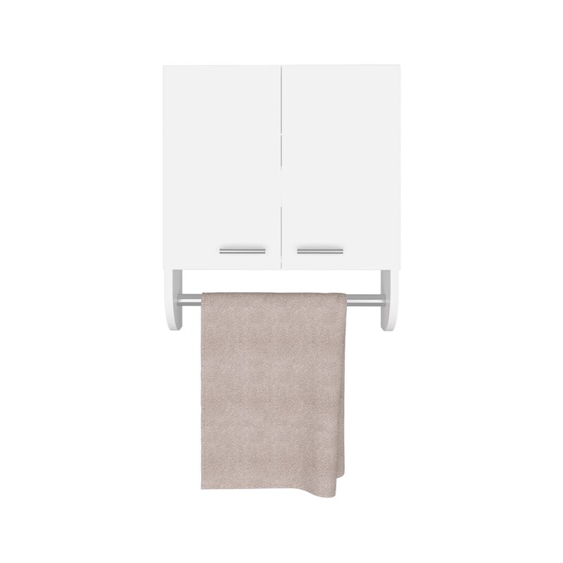 Huslia Medicine Cabinet 20.30" H, with 2 Shelves and 2 Doors, White