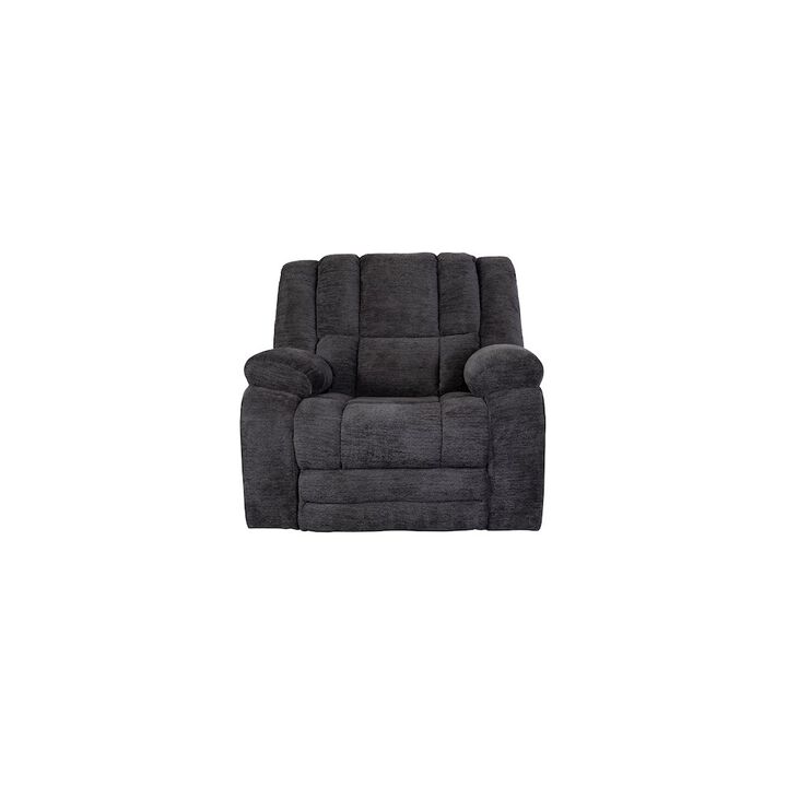 Porter Designs Knox Microfiber Recliner, Gray