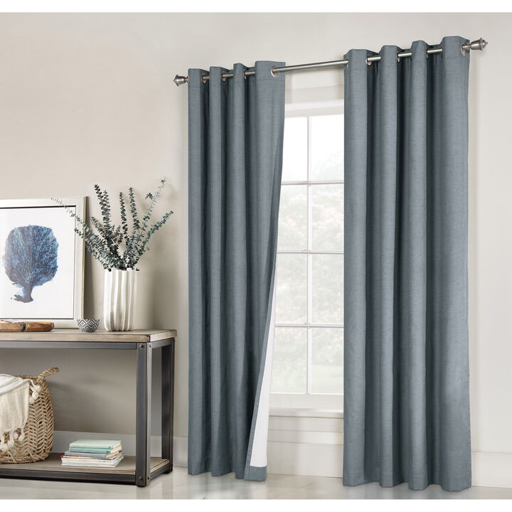 Thermalogic Ventura Triple Pass Foamback Blackout Top Panel With 8 Metal Grommets - 104x84", Natural