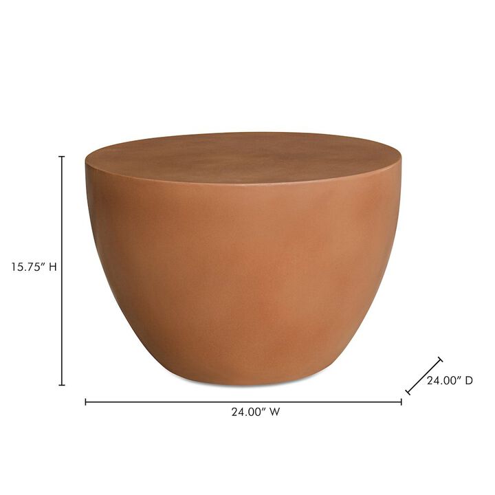 Moe's Home Collection Insitu Side Table Terracotta
