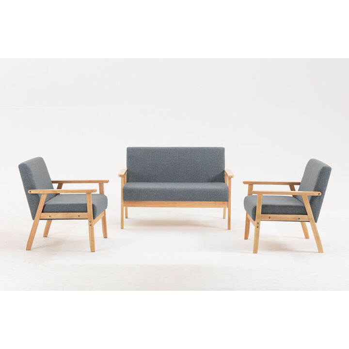 Bahamas Loveseat And 2 Chair Living Room Set