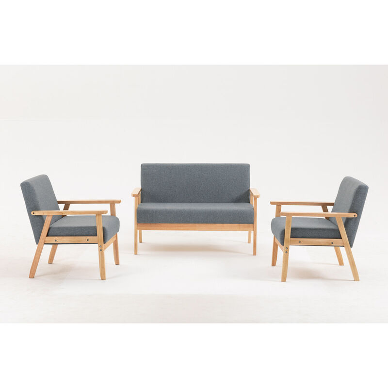 Bahamas Loveseat And 2 Chair Living Room Set