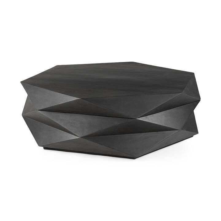 Arreto 48" Black Coffee Table