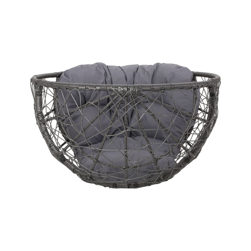 Merax Patio Rattan Egg Chair Teardrop Chair