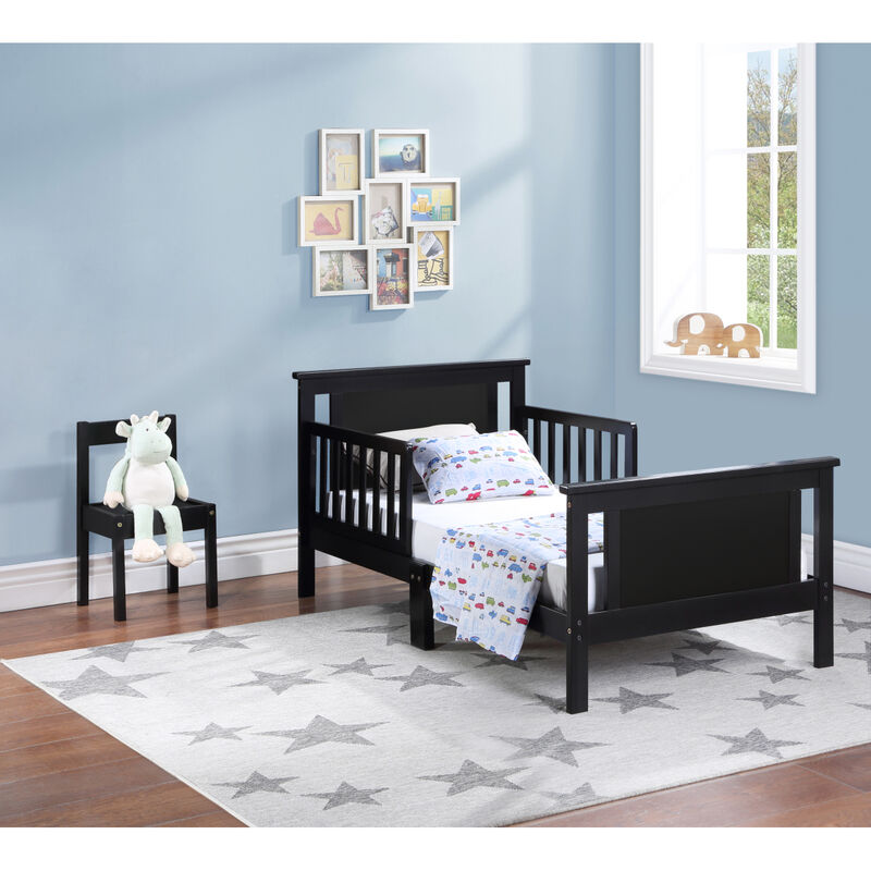 Connelly Reversible Panel Toddler Bed Vintage Walnut