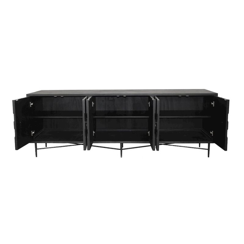 Alex Hamilton Samara 6-Door Sideboard - Black