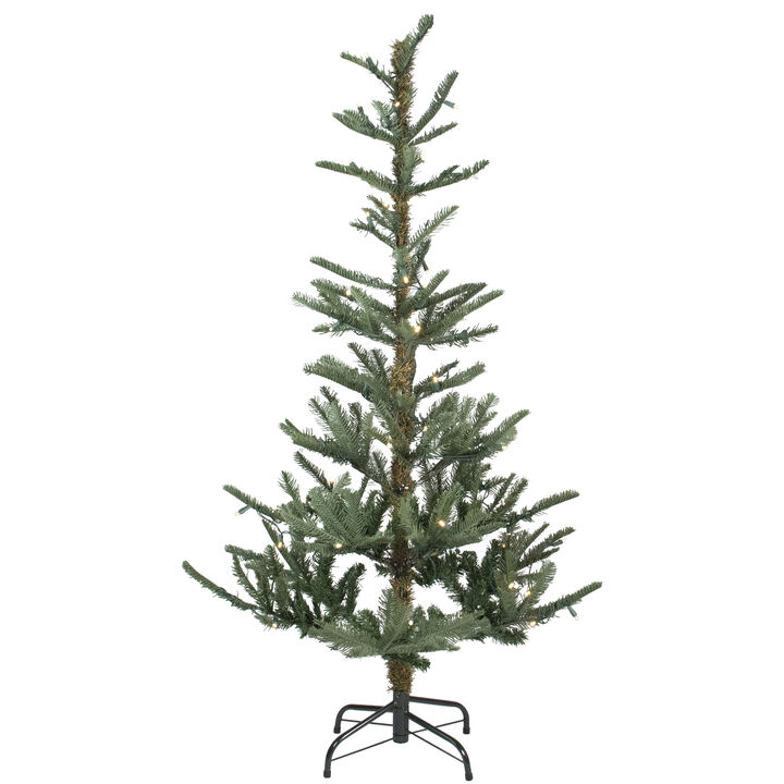 9' Pre-Lit Nordmann Fir Artificial Christmas Tree - Warm Clear LED Lights