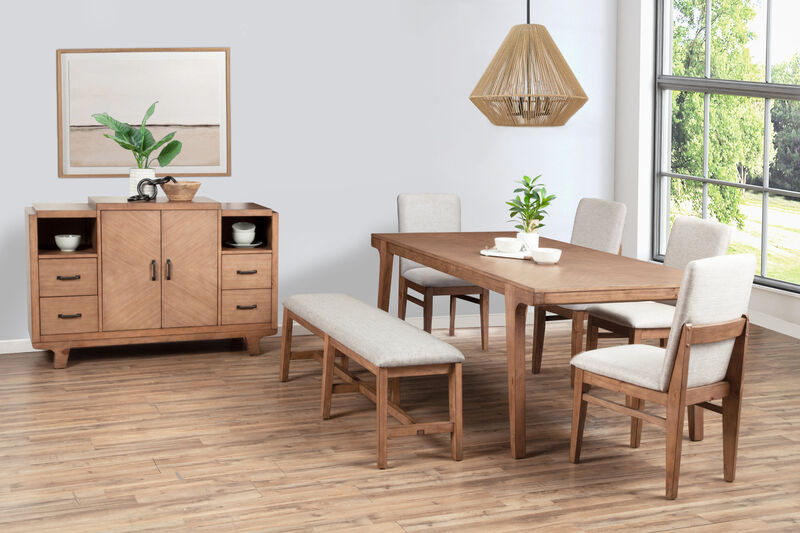 Olejo Dining Table, Natural