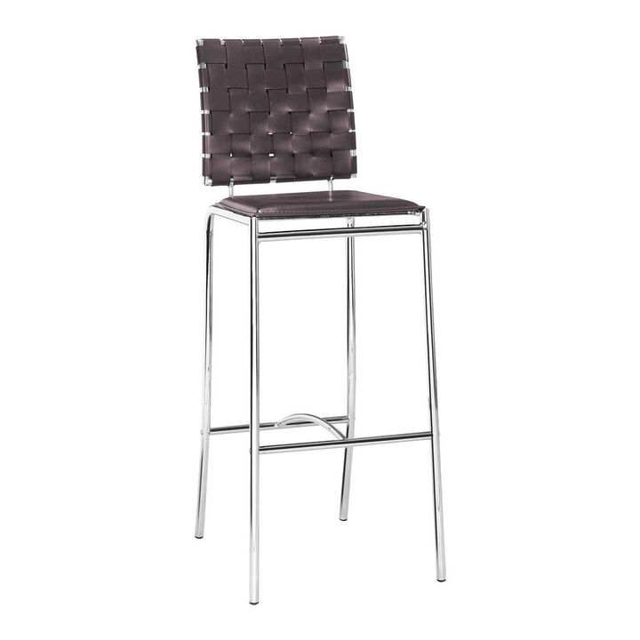 Belen Kox Cross Barstool Espresso