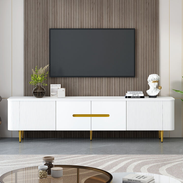 Merax Modern Entertainment Center Media Console TV Stand