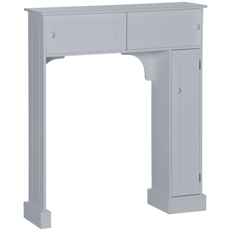 Bathroom Over-The-Toilet Storage Cabinet Shelf Freestanding Spacesaver