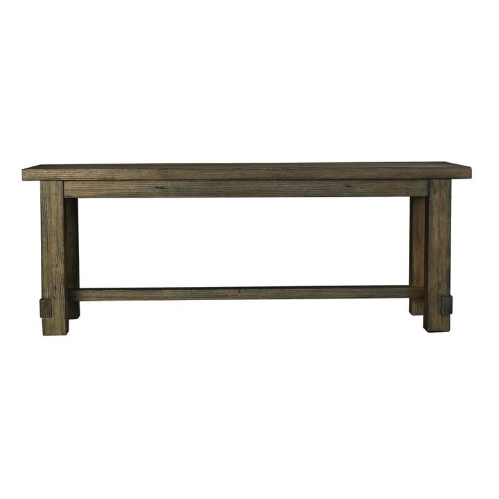 Belen Kox Salvage Mahogany Bench, Belen Kox