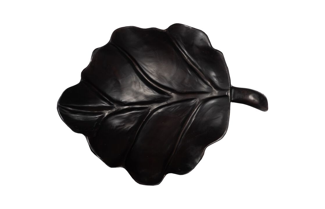 Leaf Bowl Black