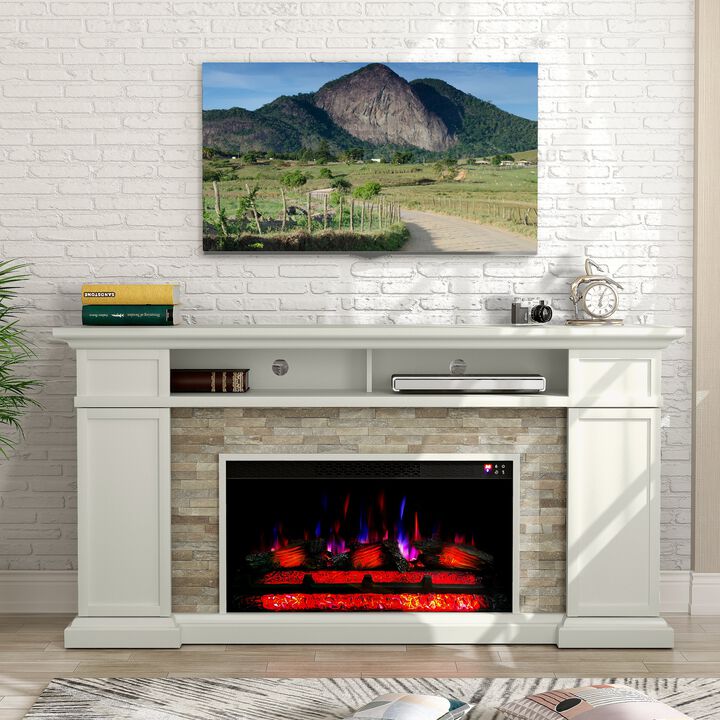 FESTIVO 70" Extra-Wide Freestanding Electric Fireplace