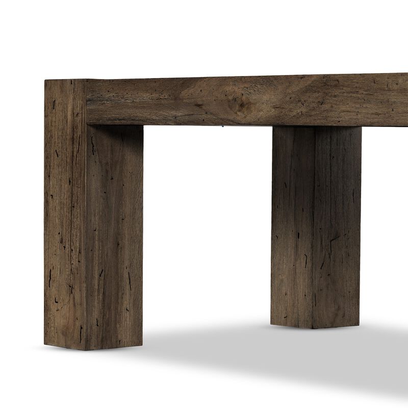 Abaso Dining Table in Dark Brown
