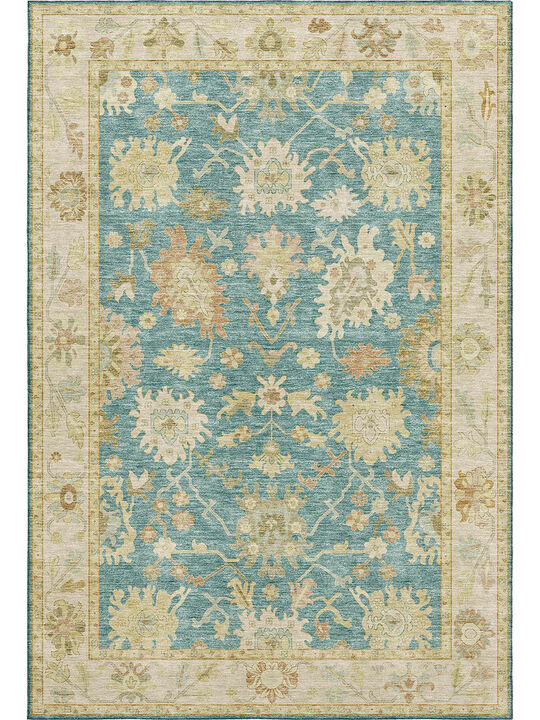Hatay HY2 Teal 3' x 5' Rug