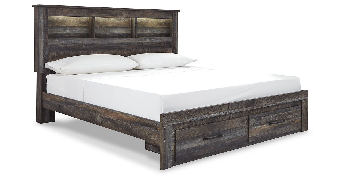 Drystan King Bookcase Bed
