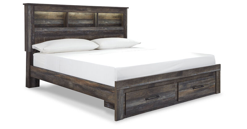 Drystan King Bookcase Bed