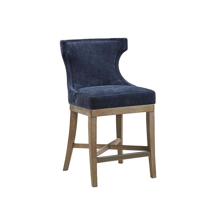 Madison Park Carson  Counter Stool, Navy