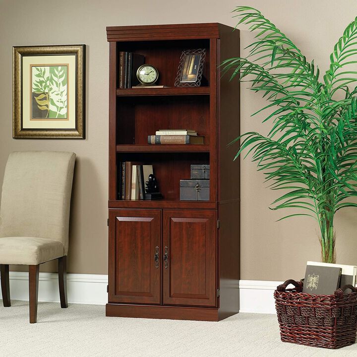 3-Shelf Wooden Bookcase with Storage Drawer for Home and Office