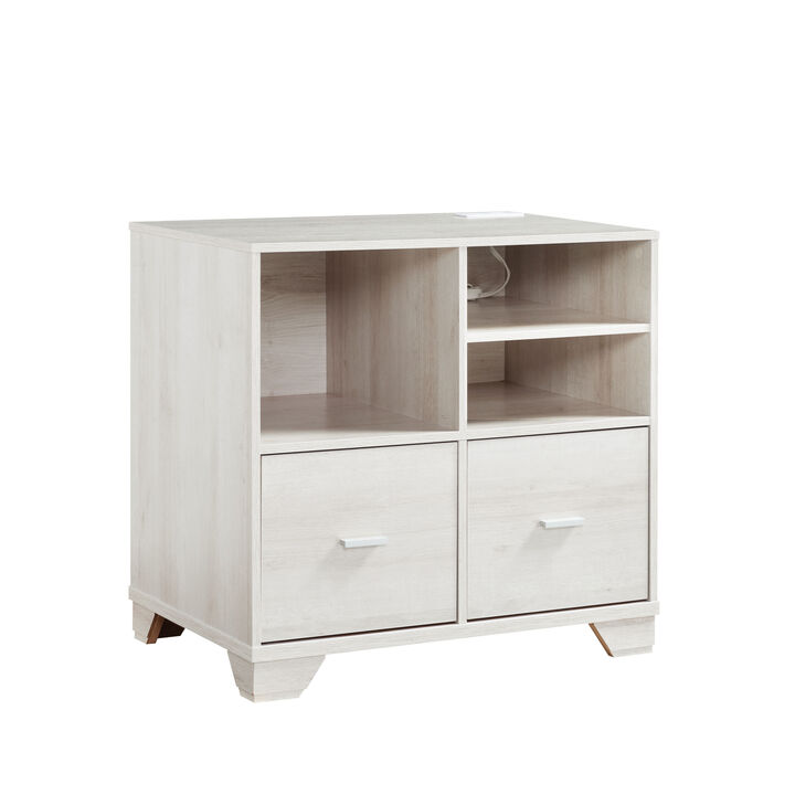 File Cabinet White Oak