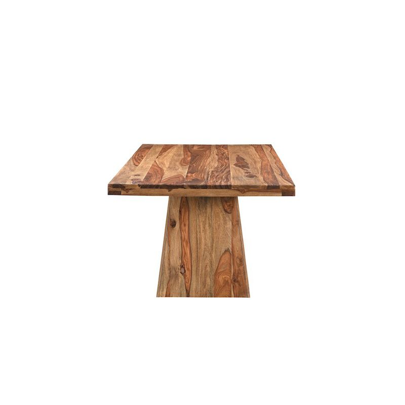 Taran Designs Marin 75 Solid Wood Pedestal Dining Table