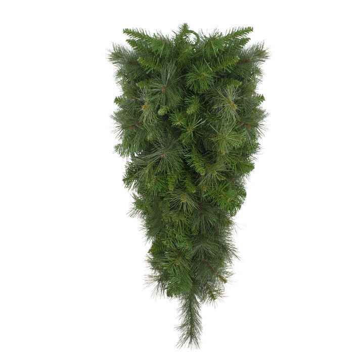 32" Canyon Pine Artificial Christmas Teardrop Swag - Unlit
