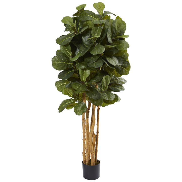 Hivvago 5 Feet Fiddle Leaf Fig Artificial Tree