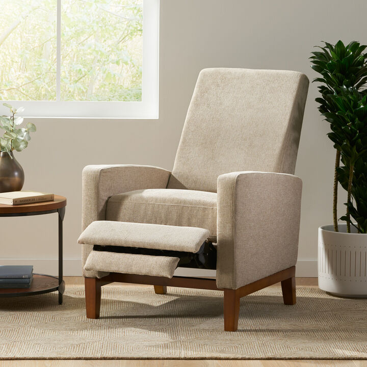 Merax Modern Wood Armchair Push Back Recliner