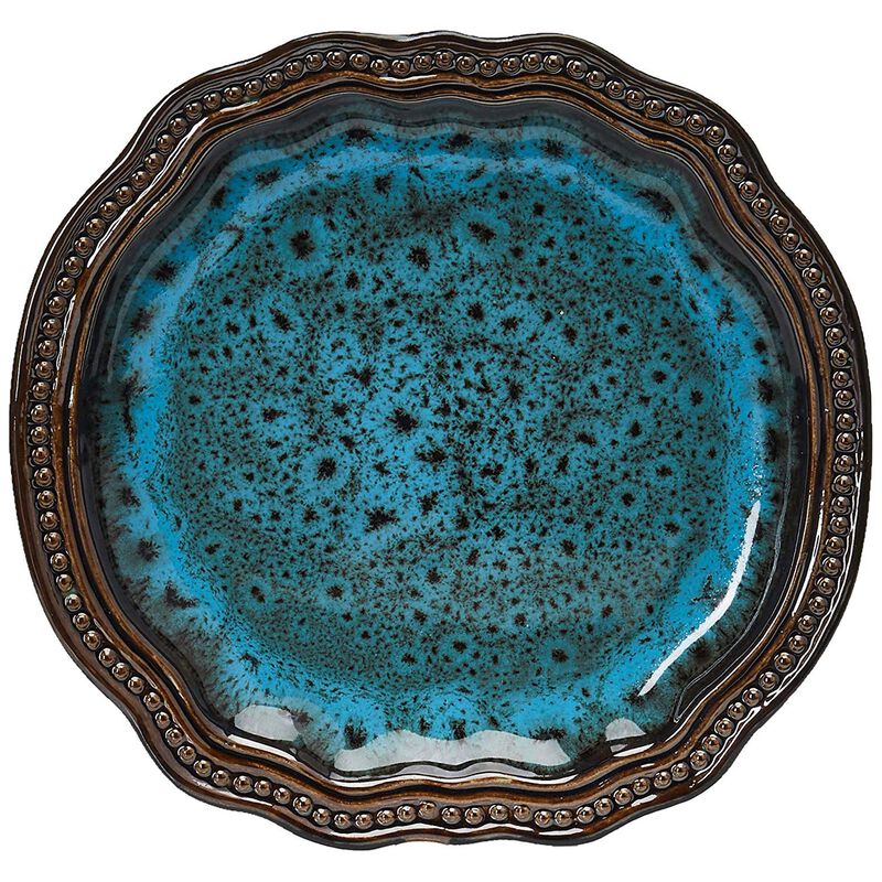 Elama's Mystic Waves 16 Piece Dinnerware Set