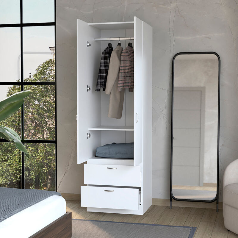 Armoire Marlton, Bedroom, White