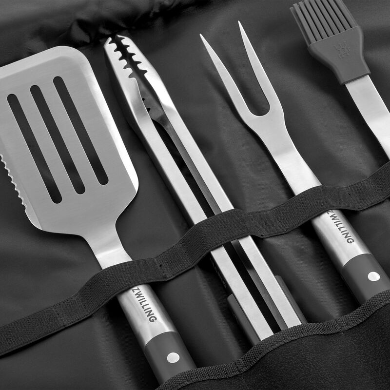 ZWILLING BBQ+ 5-pc Stainless Steel Grill Tool Set
