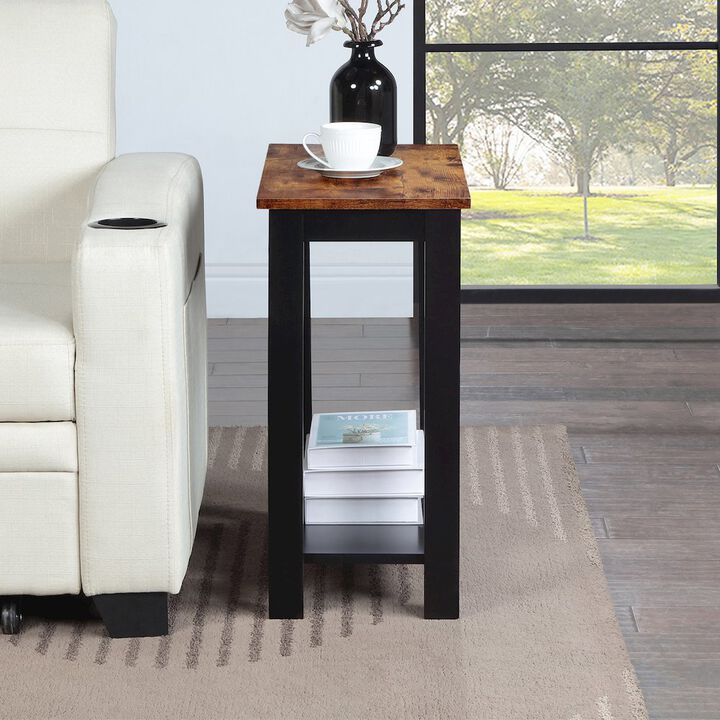 Convenience Concepts Designs2Go Baja Chairside End Table with Shelf