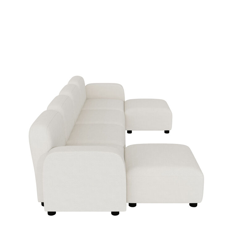 Merax Velvet Modular Sectional Sofa Couch