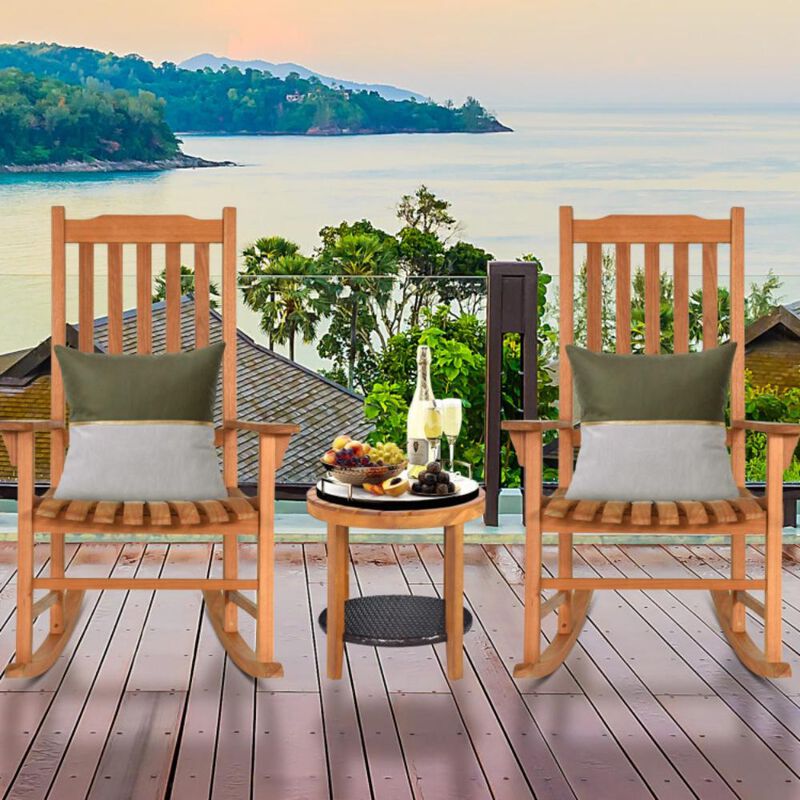 Hivvago Outdoor Rocking Chair Single Rocker for Patio Deck