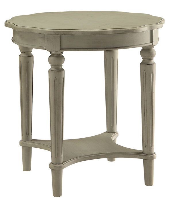 ACME Fordon End Table, Antique Slate