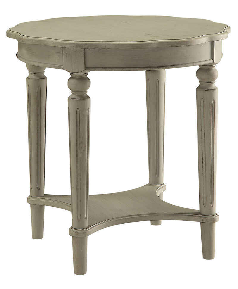 ACME Fordon End Table, Antique Slate