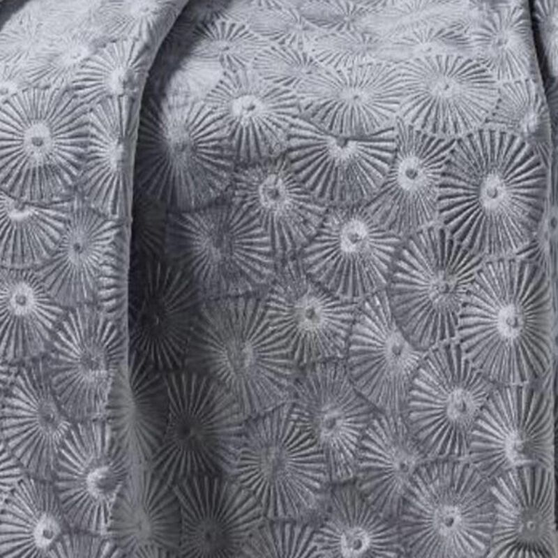 Louvre Plush All Season 50"x60" Sherpa Grey Throw
