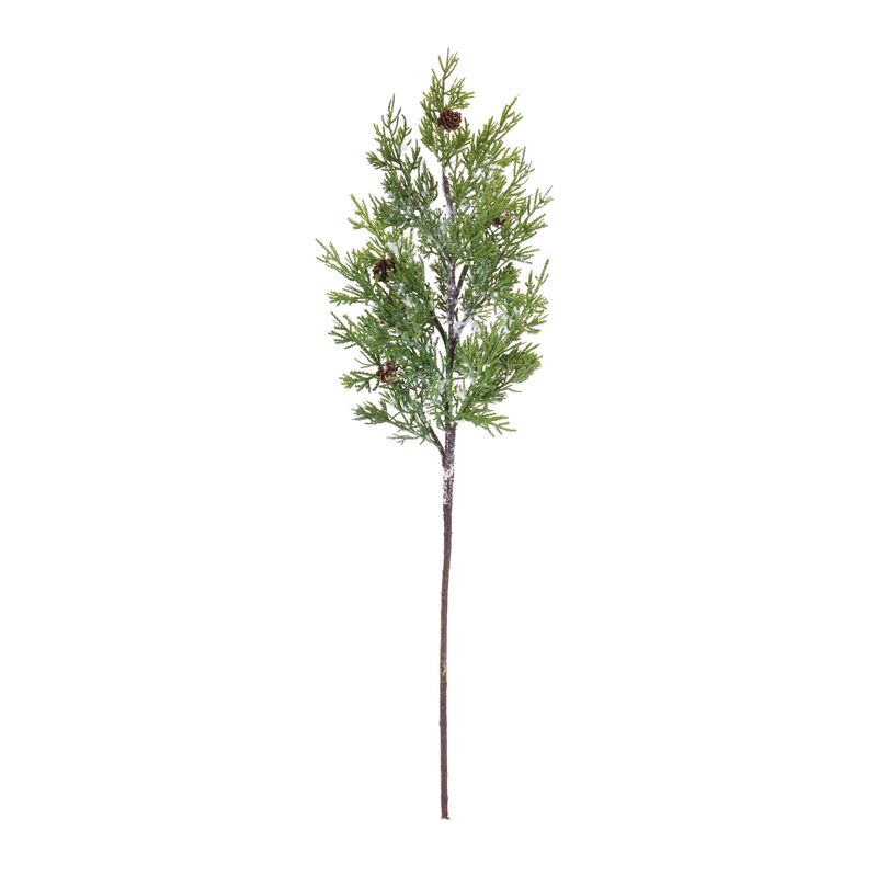 Festive Wintry Pine Sprays - Set of 2 Holiday Decoration Accents