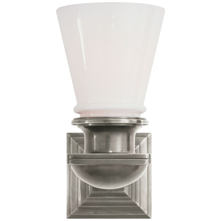 New York Subway Triple Light in Polished Nickel