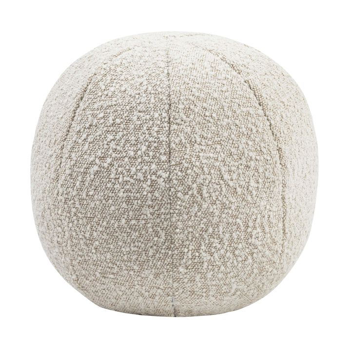 Boba Cream Vegan Shearling 14" Pillow