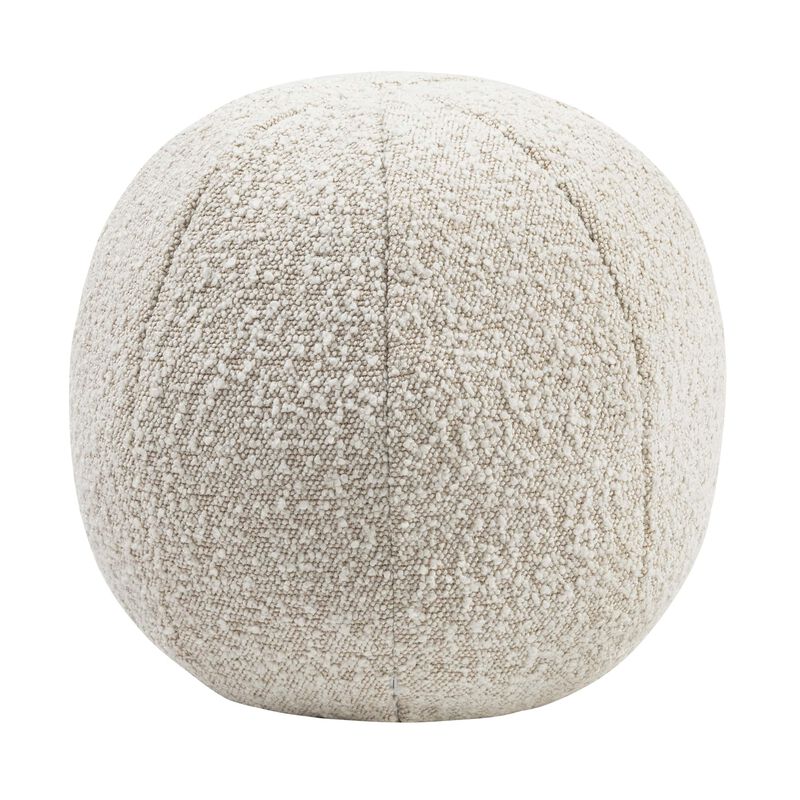 Boba Cream Vegan Shearling 14" Pillow