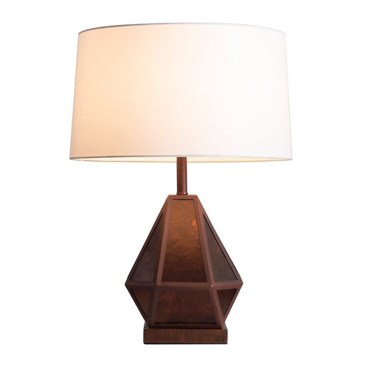 NOVA OF CALIFORNIA Artifact Natural Mica Table Lamp with Nightlight - 22