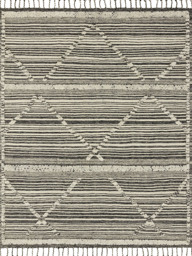 Iman IMA01 Ivory/Charcoal 9'6" x 13'6" Rug