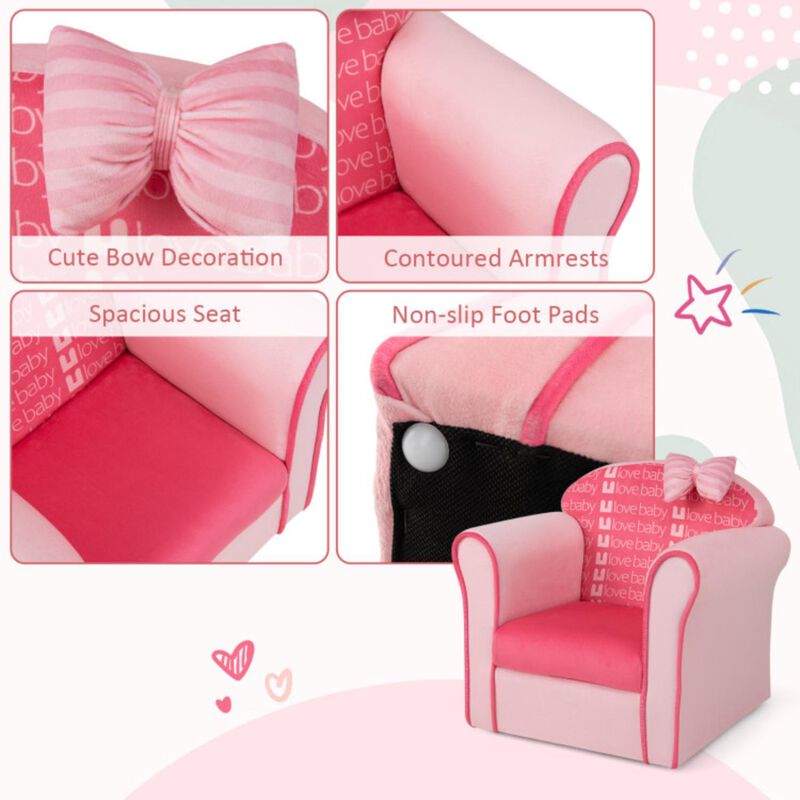Hivvago Original Kids Sofa with Armrest and Thick Cushion