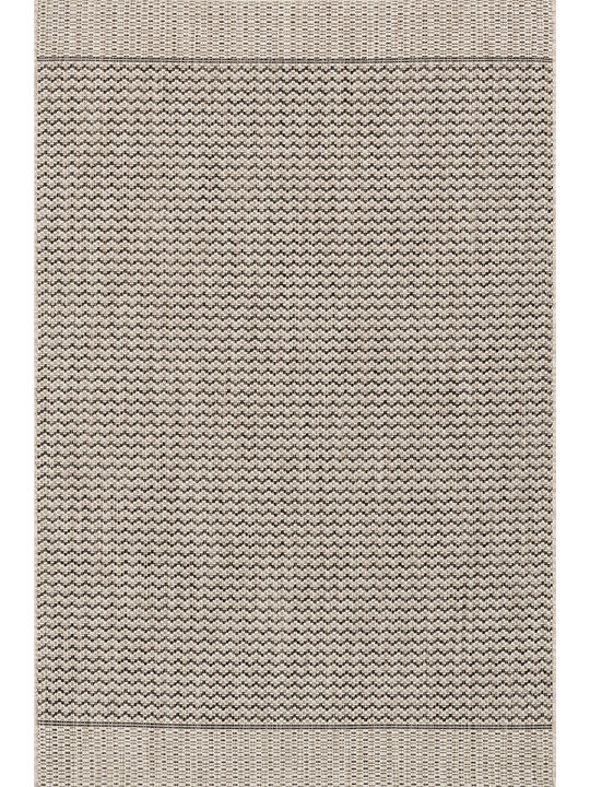 Isle IE03 Grey/Black 3'11" x 5'10" Rug