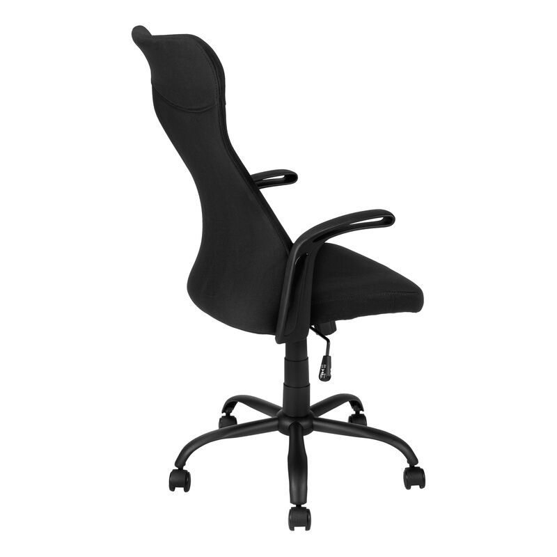Monarch Specialties I 7248 Office Chair, Adjustable Height, Swivel, Ergonomic, Armrests, Computer Desk, Work, Metal, Mesh, Black, Contemporary, Modern