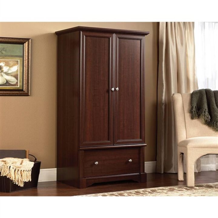 Hivvago Drawer and Garment Rod Wardrobe Armoire