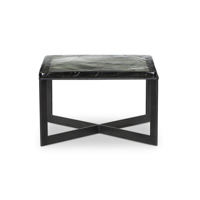 Lennie Clear Cast Glass Bunch Table