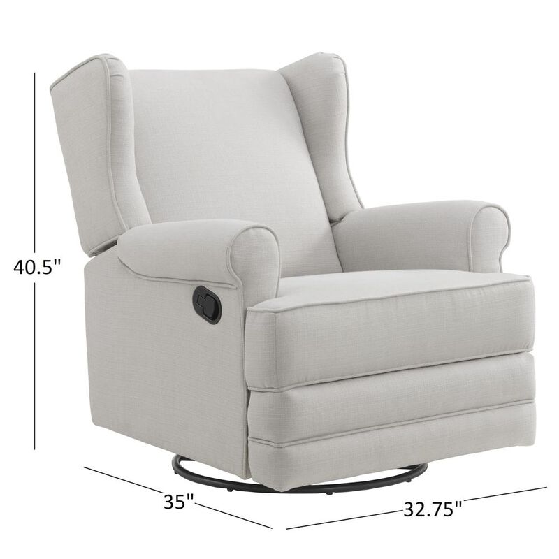 Oxford Baby Teegan Swivel Rocker / Recliner Sand